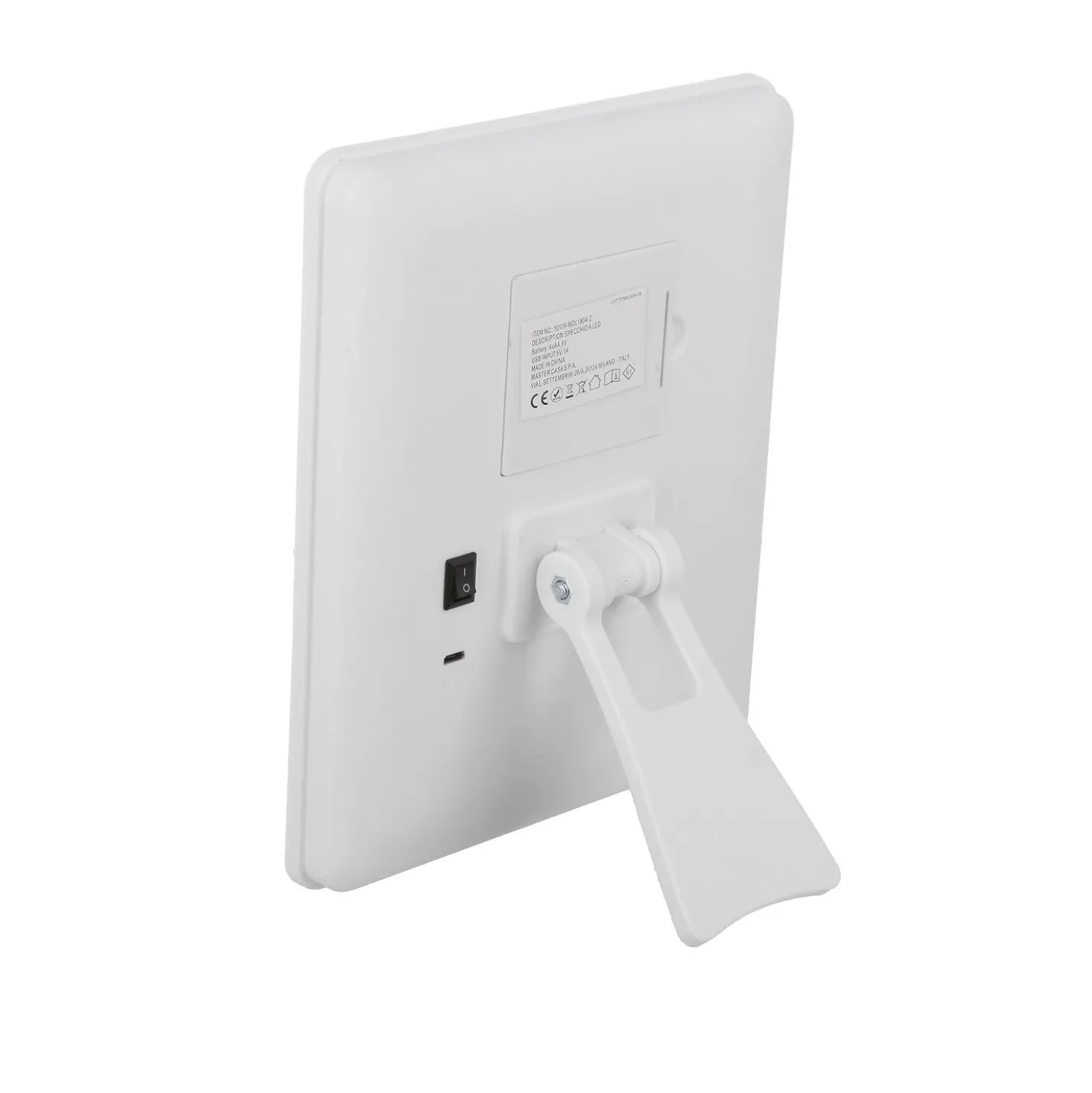 Specchio per trucco con LED bianco 23,3x16,9cm