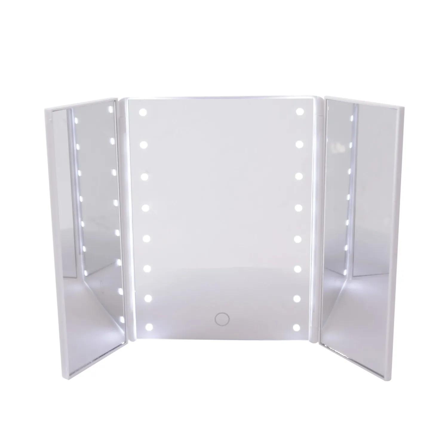 Specchio per trucco con LED bianco 18x24,5 cm