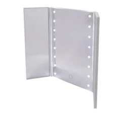 Specchio per trucco con LED bianco 18x24,5 cm