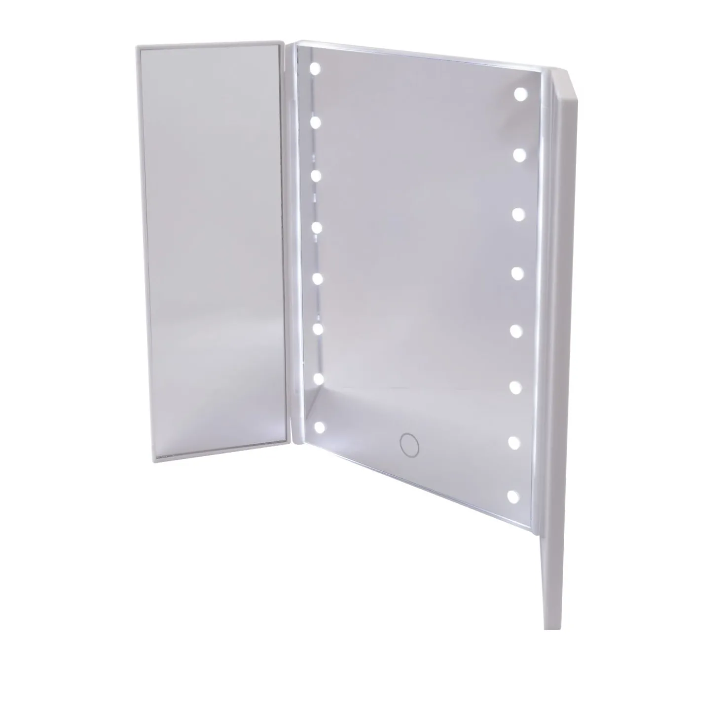 Specchio per trucco con LED bianco 18x24,5 cm