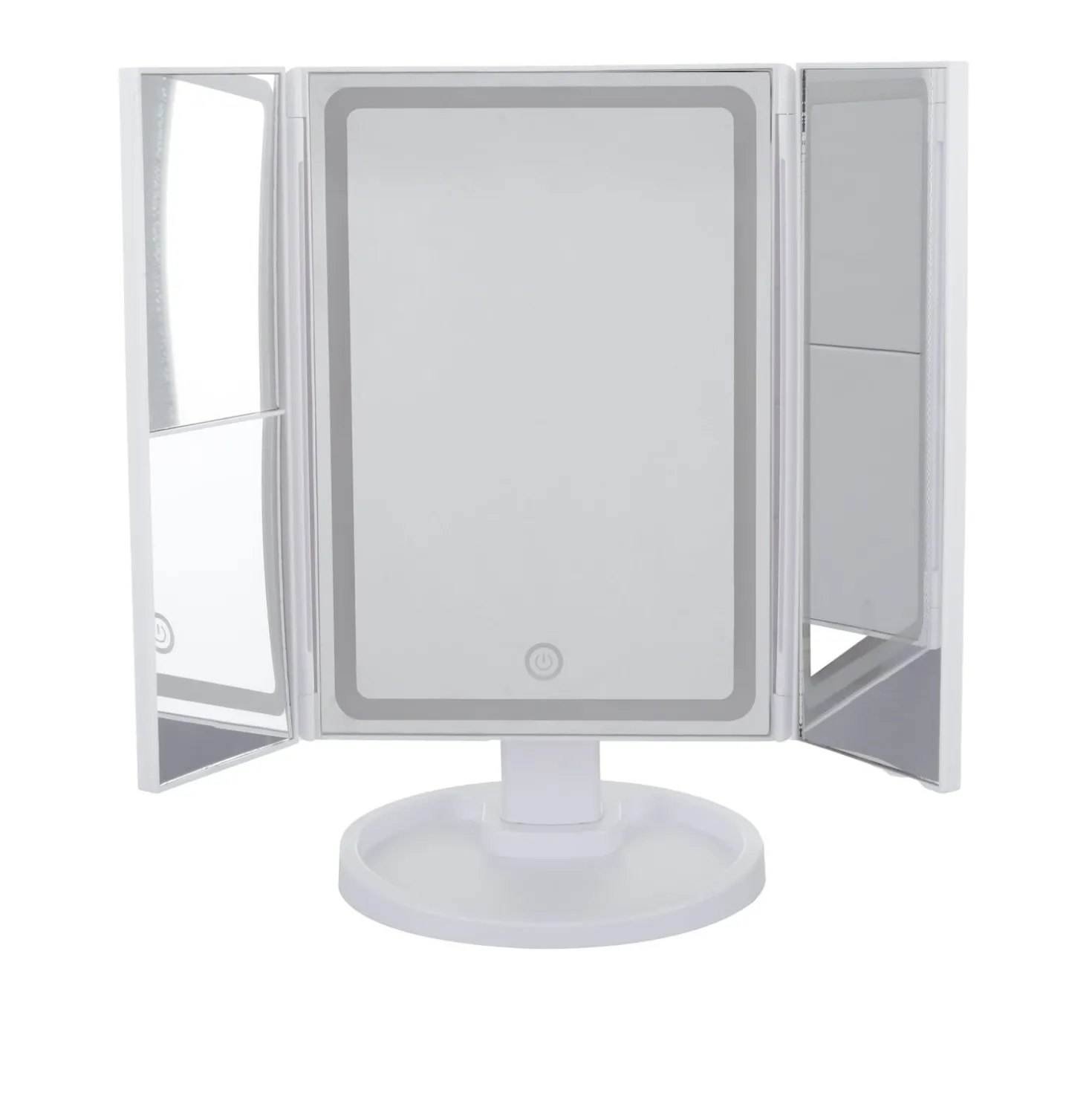 Specchio per trucco con LED bianco 17,5x29 cm