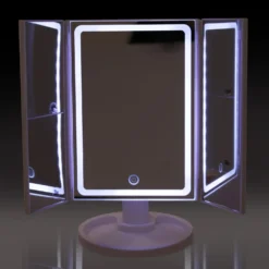 Specchio per trucco con LED bianco 17,5x29 cm