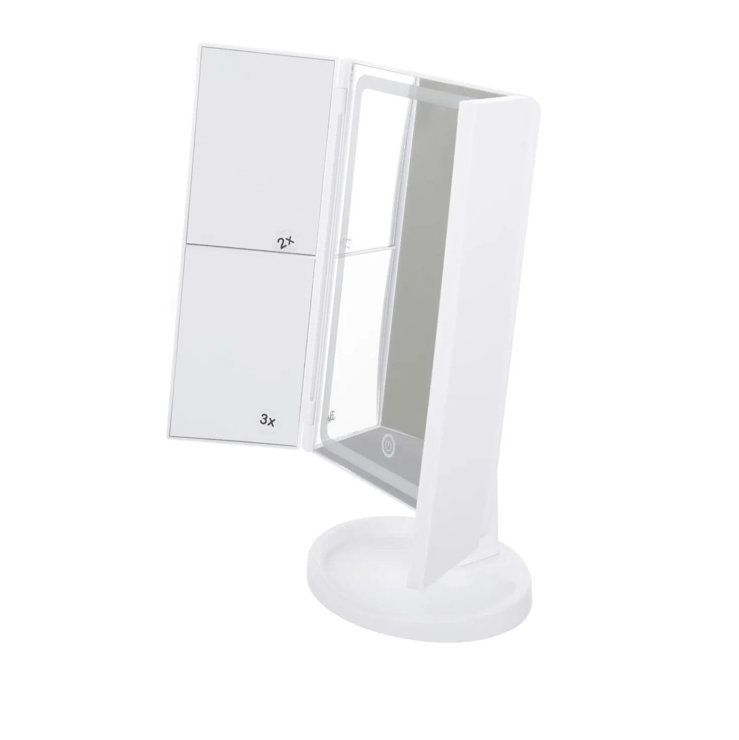 Specchio per trucco con LED bianco 17,5x29 cm