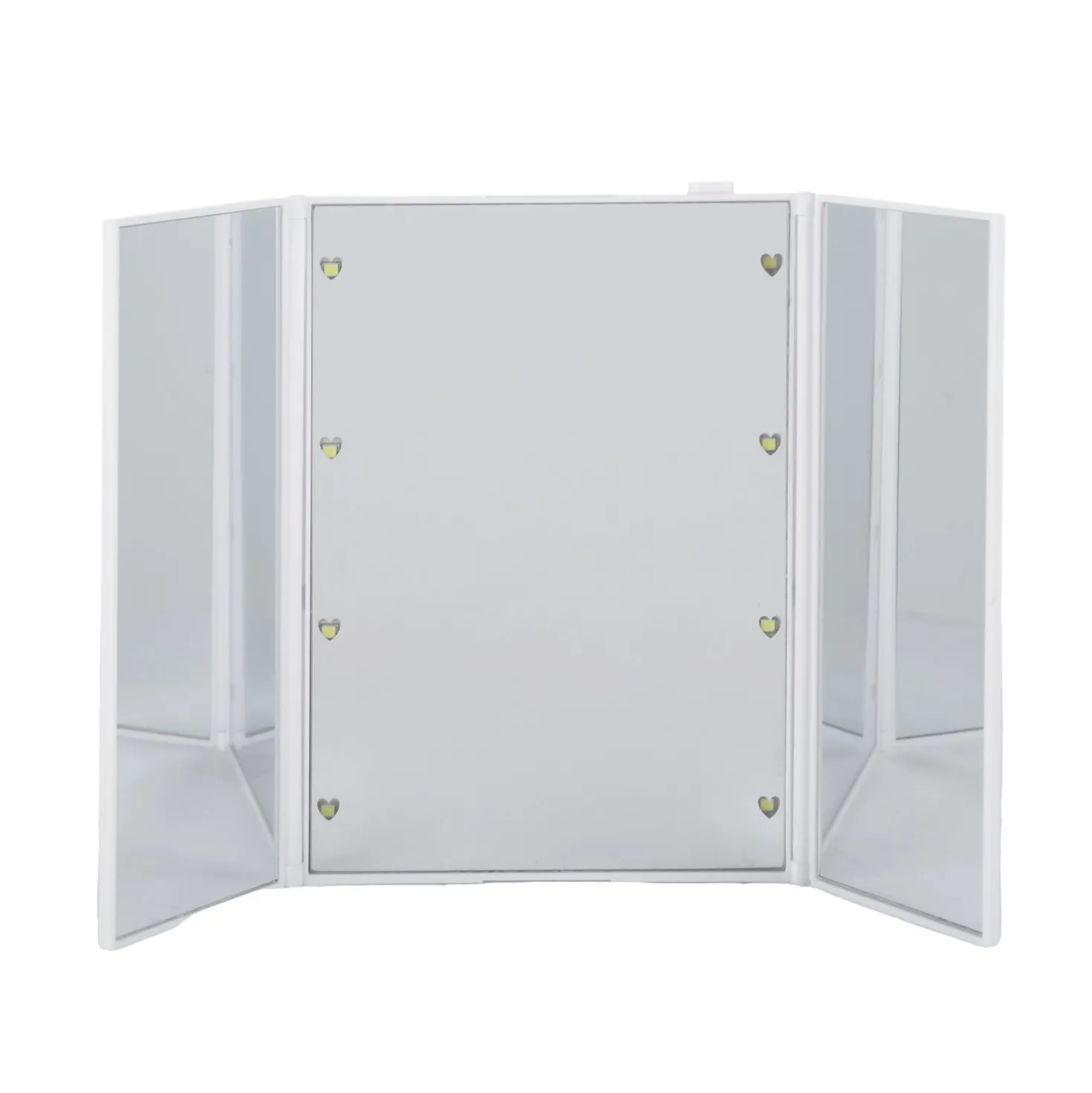 Specchio per trucco con LED 12x15,4 cm