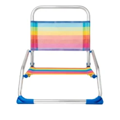 Spiaggina pieghevole alluminio arcobaleno