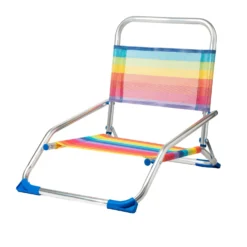 Spiaggina pieghevole alluminio arcobaleno