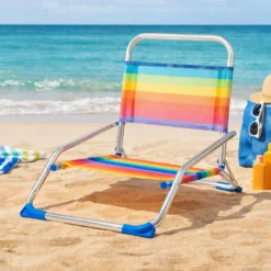 Spiaggina pieghevole alluminio arcobaleno