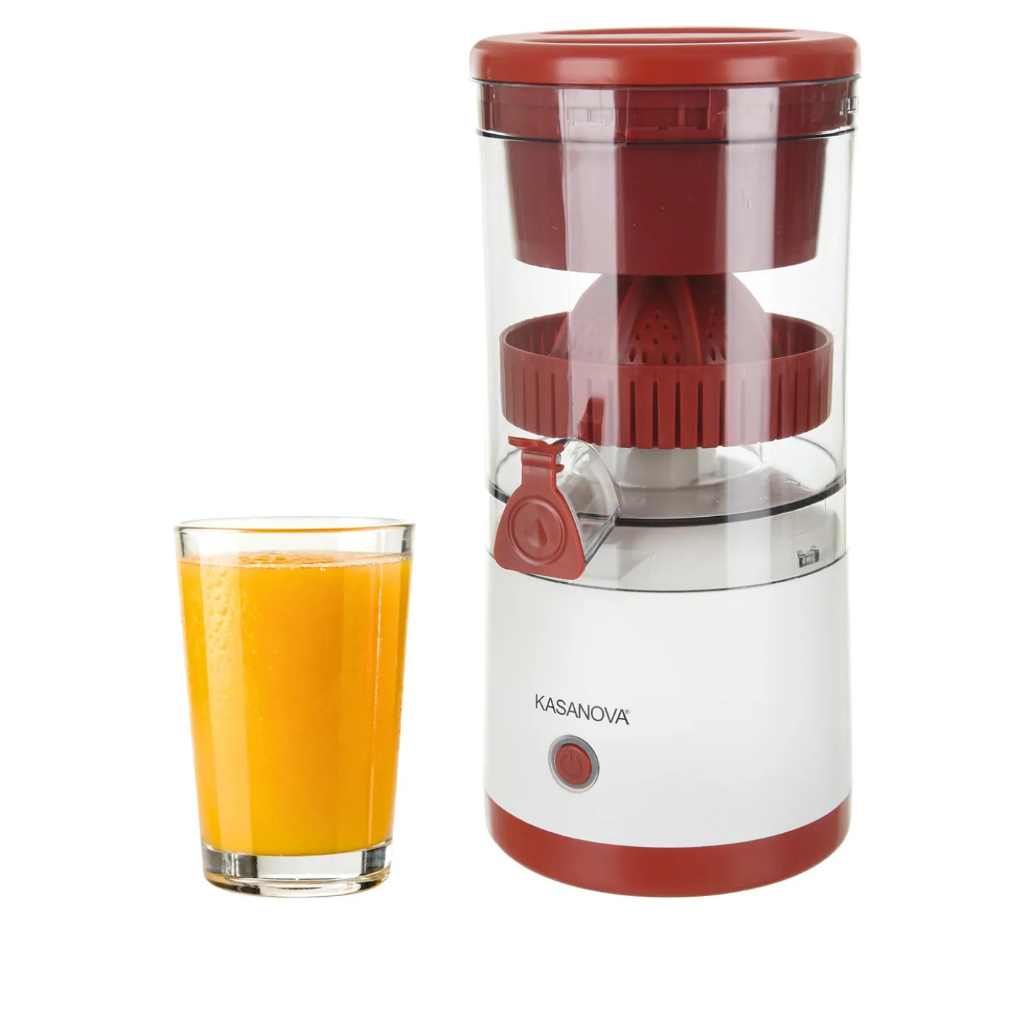 Spremiagrumi automatico senza fili rosso