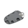 Spugna in silicone con saponetta in acciaio antiodore