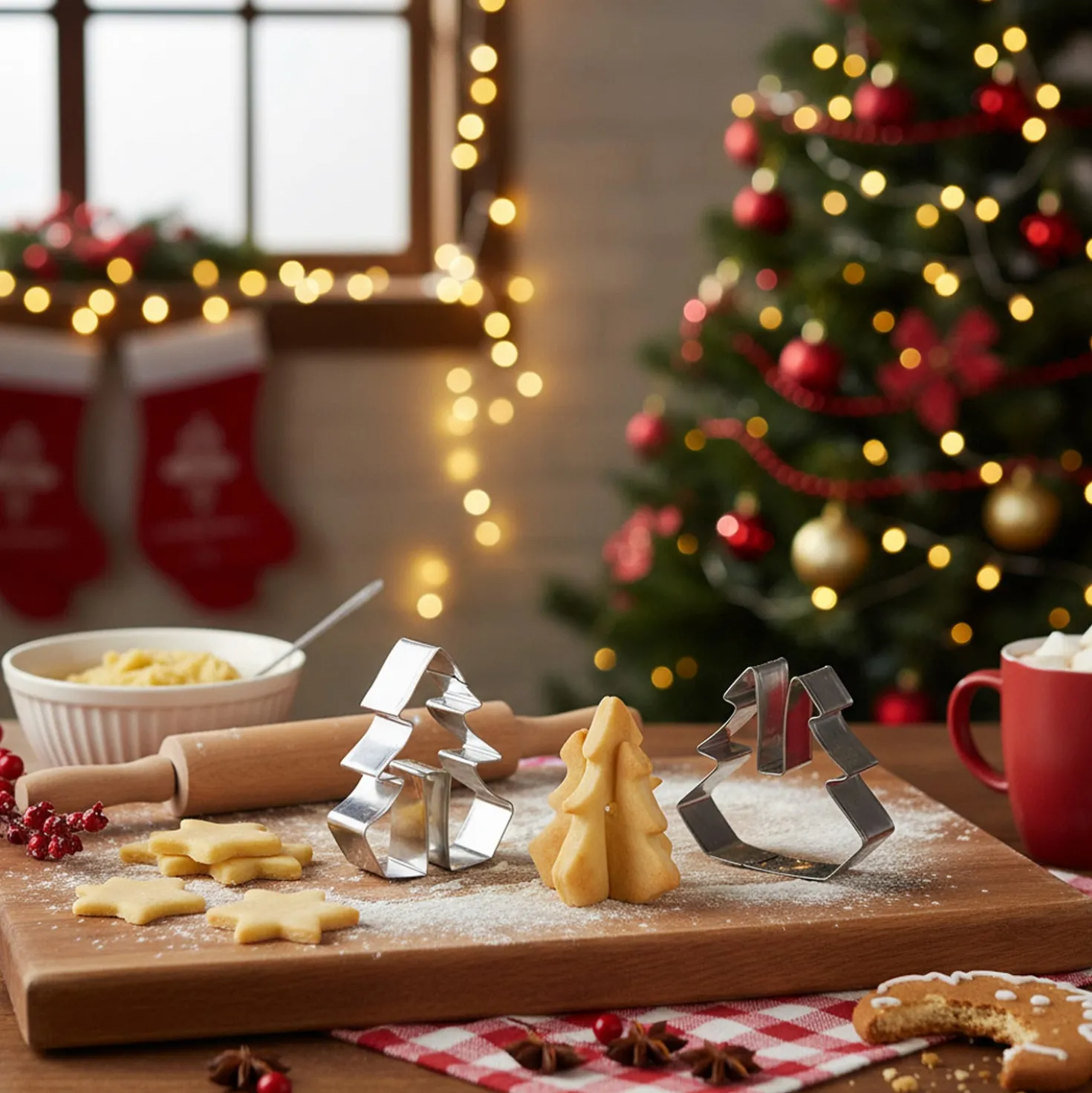 Stampo biscotto 3D albero Natale