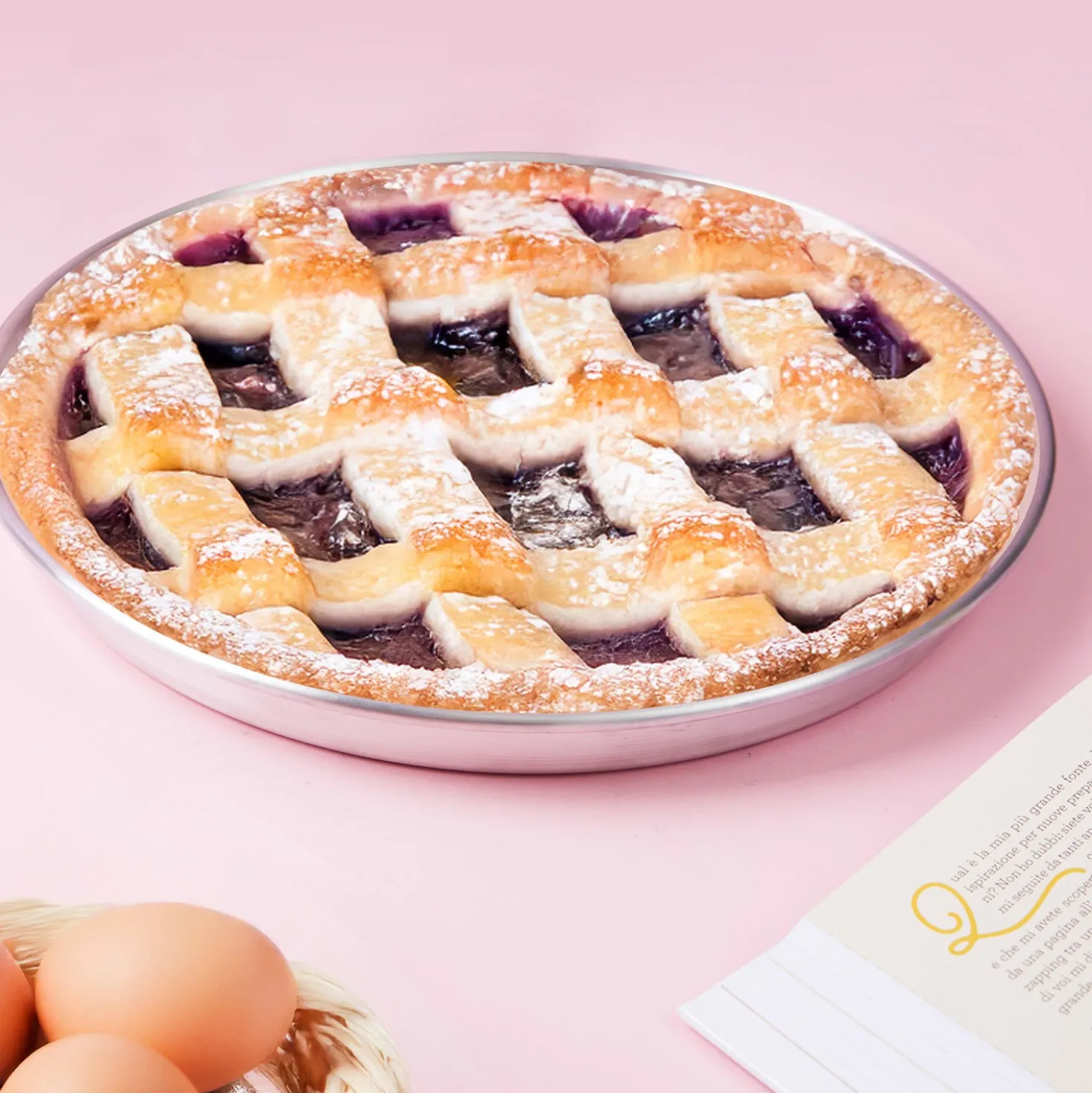 Stampo crostata 32 cm Fatto in casa da Benedetta alluminio