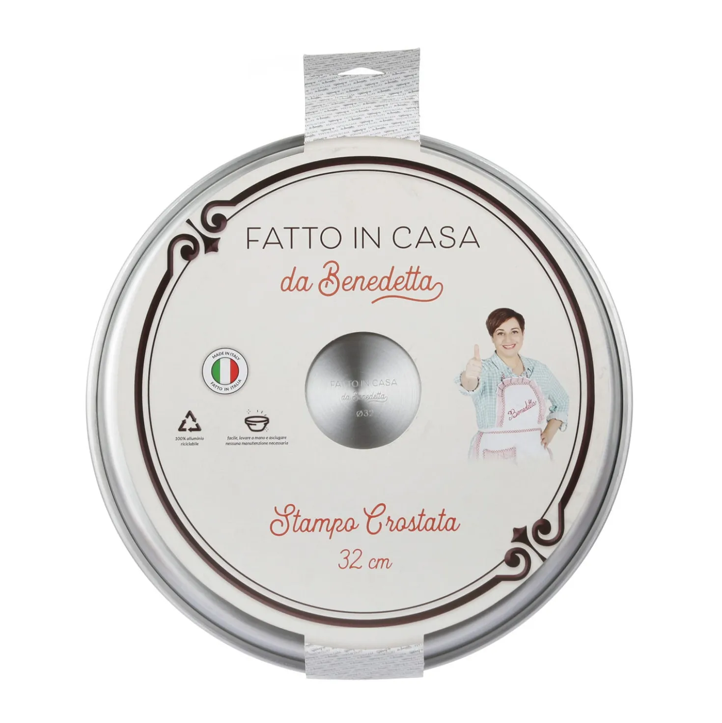 Stampo crostata 32 cm Fatto in casa da Benedetta alluminio