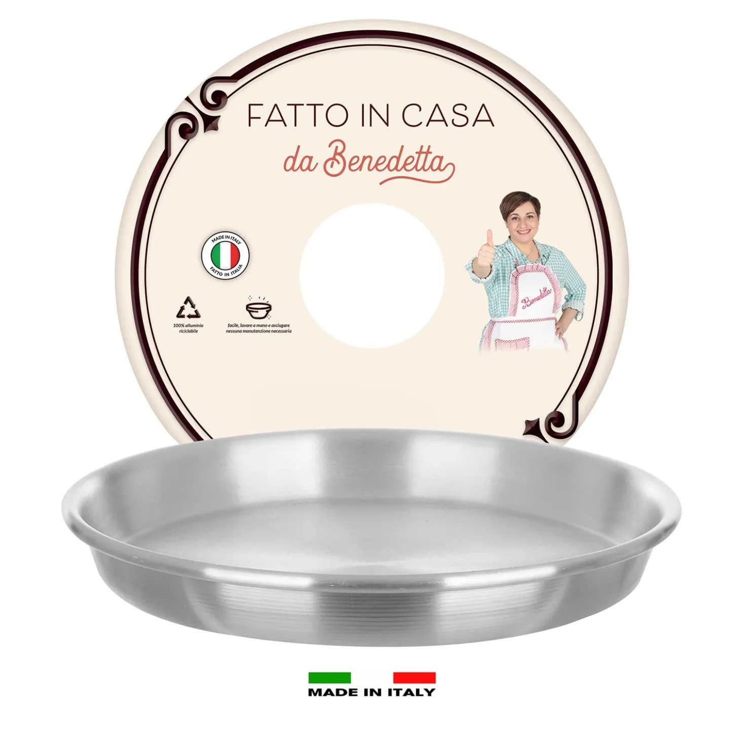 Stampo crostata 24 cm Fatto in casa da Benedetta alluminio
