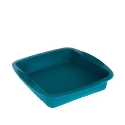Stampo forno 26x24x5 cm silicone azzurro