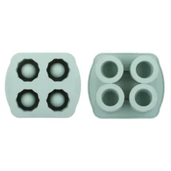 Stampo ghiaccio in silicone 4 cubi tondi