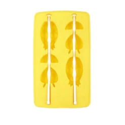 Stampo 2 ghiaccioli frutta giallo