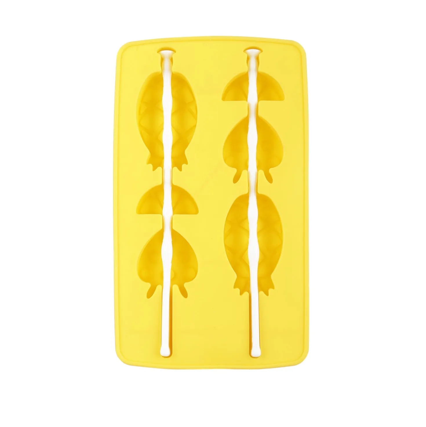 Stampo 2 ghiaccioli frutta giallo