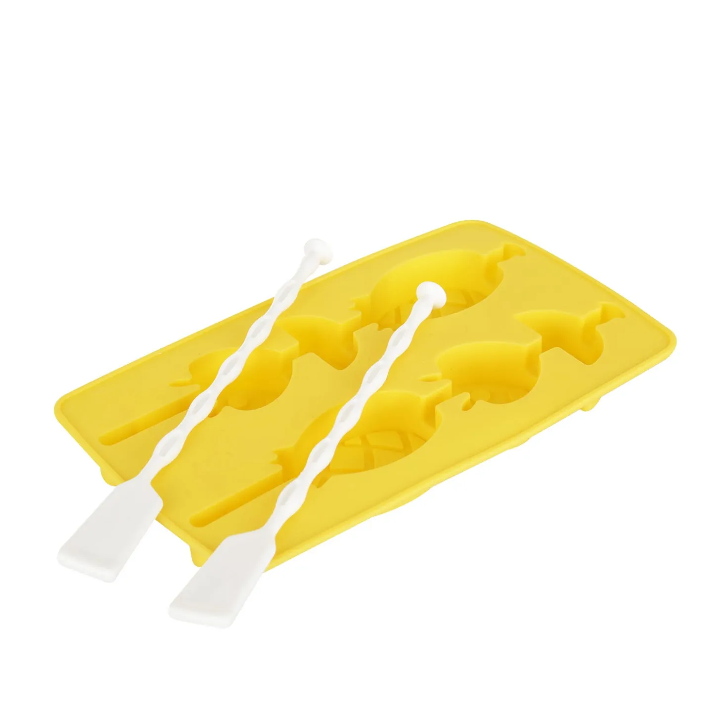 Stampo 2 ghiaccioli frutta giallo