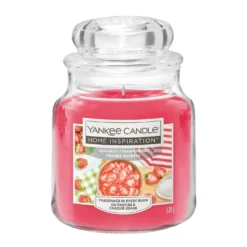 Sugared Strowberries, candela in giara media Yankee Candle