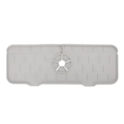 Tappetino per lavello in gomma grigio
