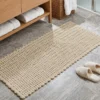 Tappeto bagno ciniglia 60x130 cm beige Rug