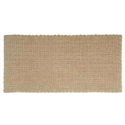 Tappeto bagno ciniglia 60x130 cm beige Rug