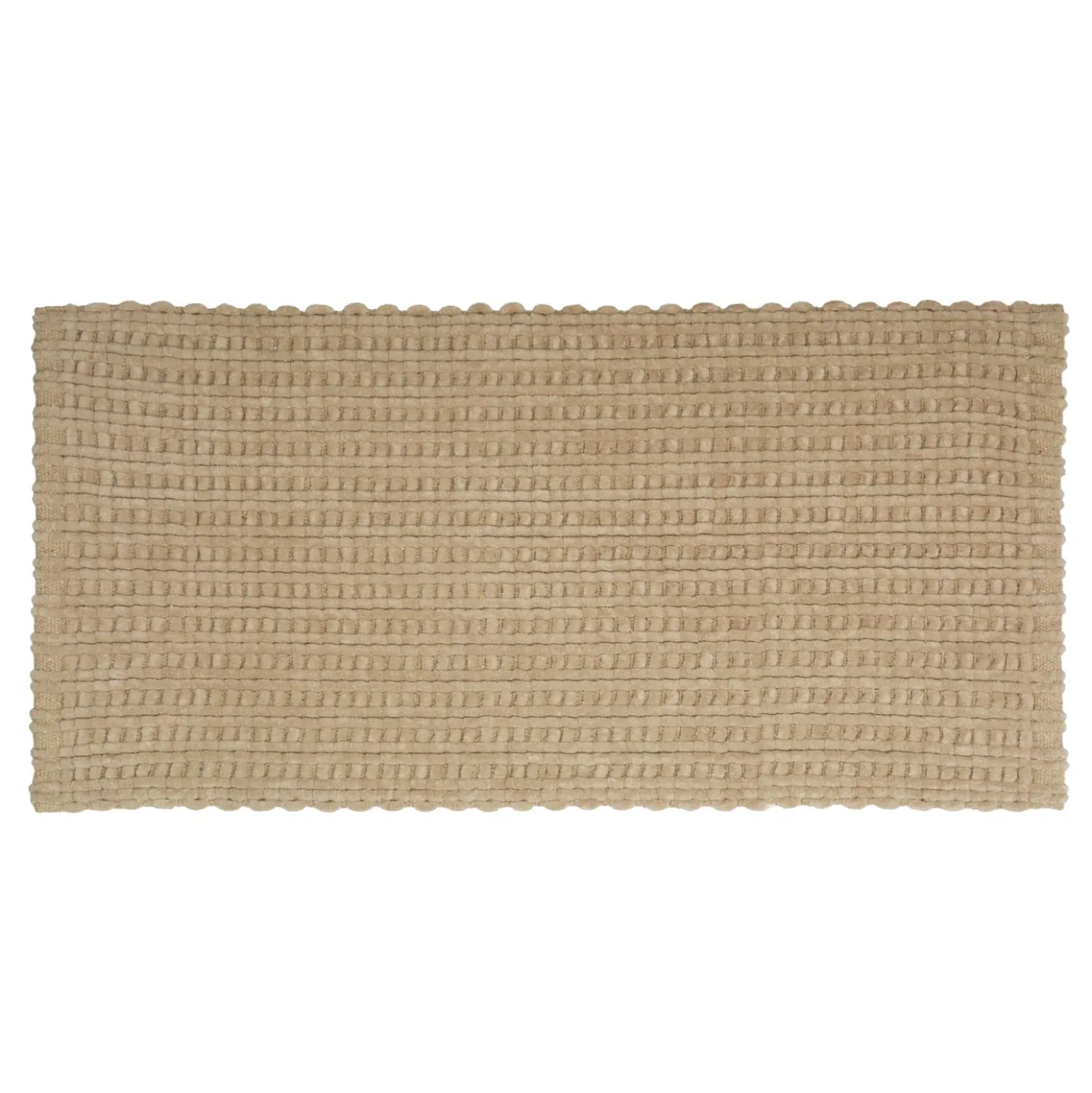 Tappeto bagno ciniglia 60x130 cm beige Rug