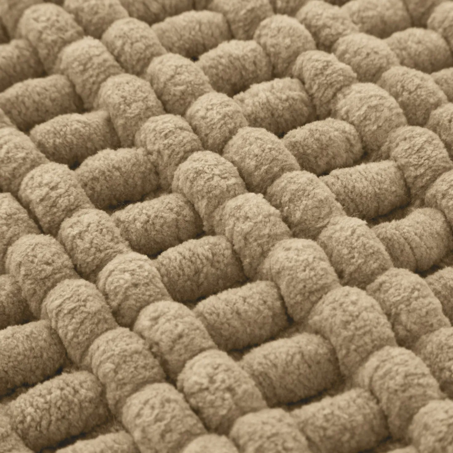 Tappeto bagno ciniglia 60x130 cm beige Rug