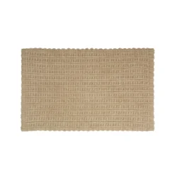 Tappeto bagno ciniglia 50x80 cm beige Rug