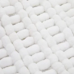 Tappeto bagno ciniglia 50x80 cm bianco Rug