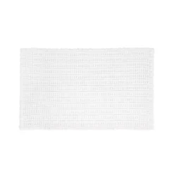 Tappeto bagno ciniglia 50x80 cm bianco Rug