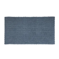 Tappeto bagno ciniglia 60x110 cm blu Rug