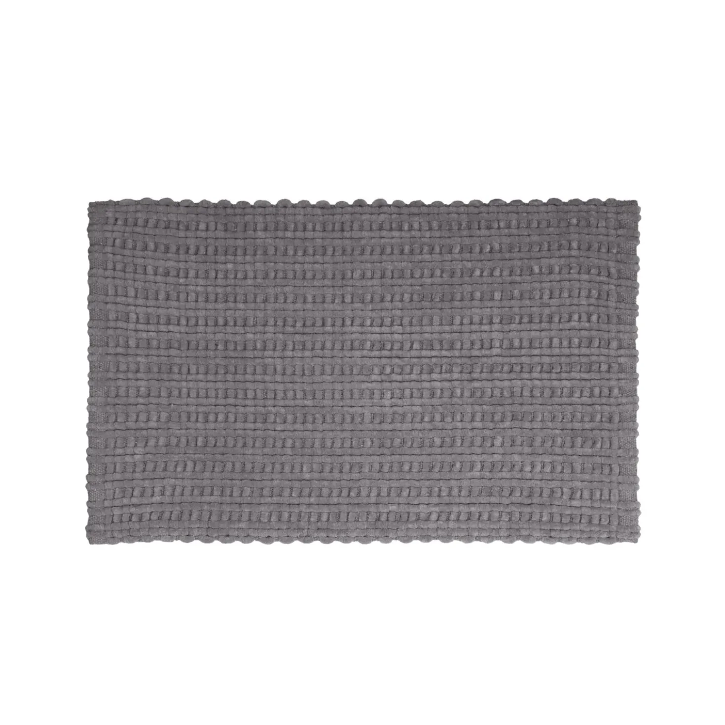 Tappeto bagno ciniglia 50x80 cm grigio Rug