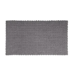 Tappeto bagno ciniglia 60x110 cm grigio Rug