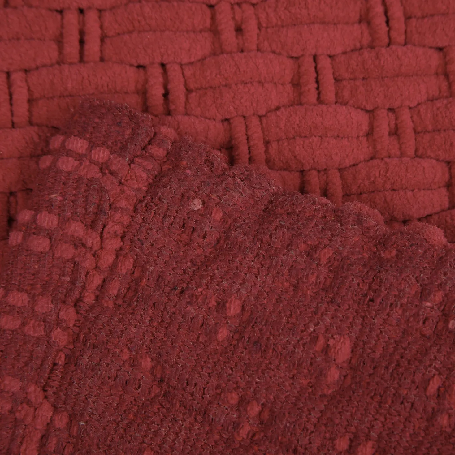 Tappeto bagno ciniglia 60x130 cm Mineral Red