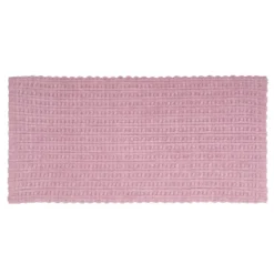 Tappeto bagno ciniglia 60x130 cm rosa Rug