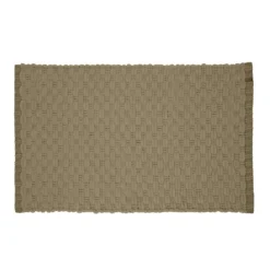 Tappeto bagno ciniglia 80x50 cm taupe