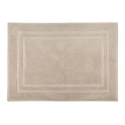 Tappeto bagno cotone tortora 50x70 cm Basik