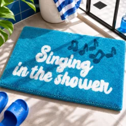 Tappeto bagno cotone 50x80 cm Singing