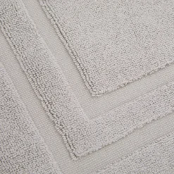 Tappeto bagno 50x70 cm cotone Basik grigio