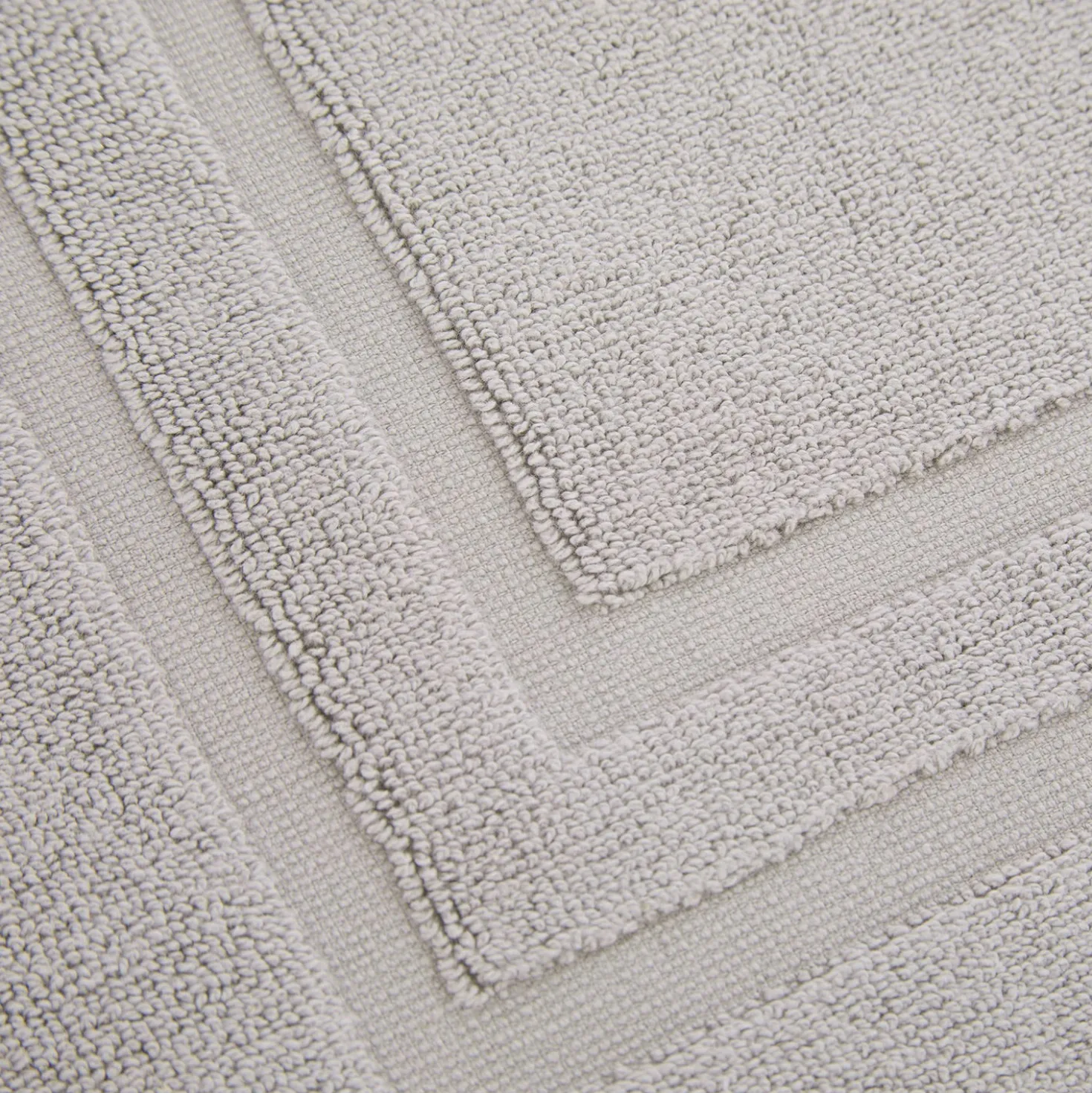 Tappeto bagno 50x70 cm cotone Basik grigio