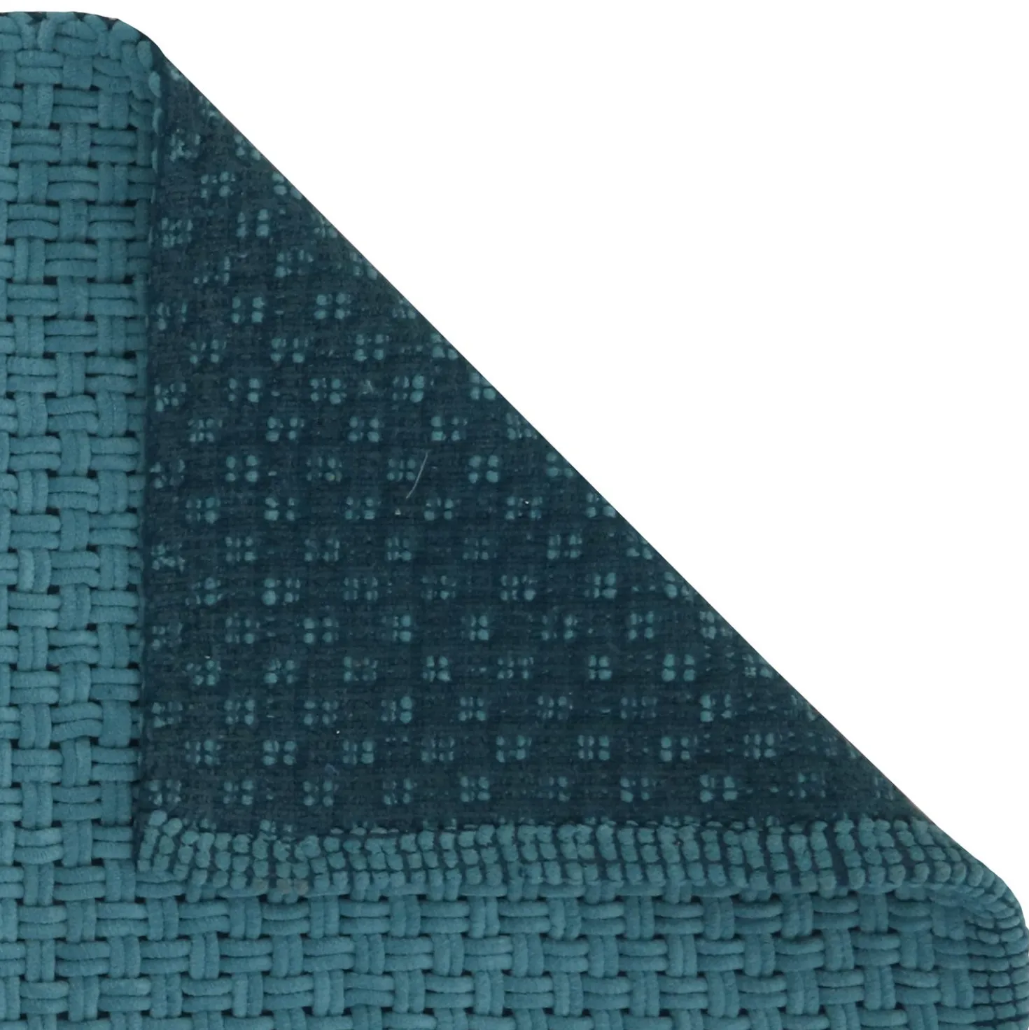 Tappeto bagno 60x130 cm in ciniglia denim