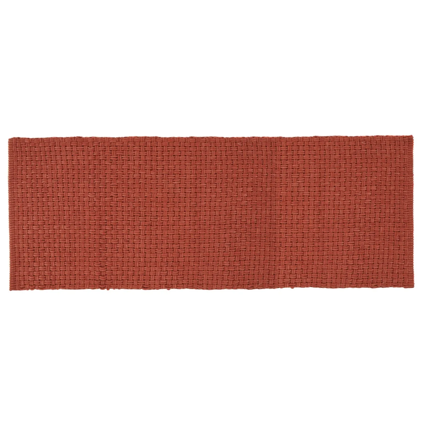 Tappeto bagno 60x130 cm in ciniglia terracotta
