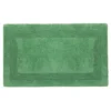Tappeto bagno 50x80 cm in cotone verde