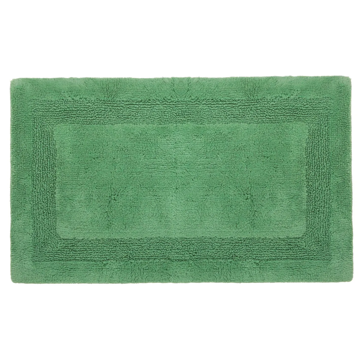 Tappeto bagno 50x80 cm in cotone verde