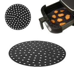 Tappeto in silicone forato tondo 21 cm