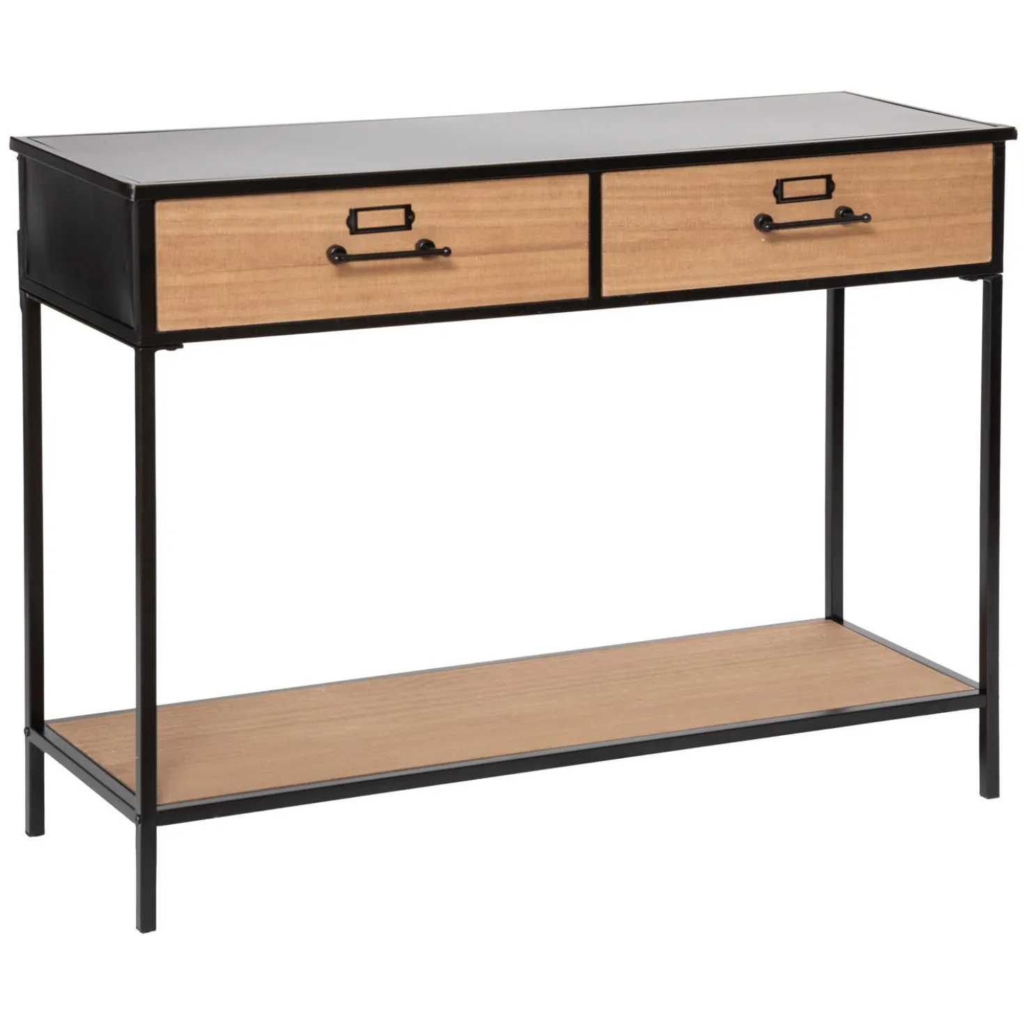 Tavolino 2 cassetti 112x84,5x38 cm Baris