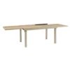 Tavolo da giardino allungabile 135 270x90x75,5 cm - Piazza argilla