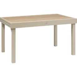 Tavolo da giardino allungabile 135 270x90x75,5 cm - Piazza argilla