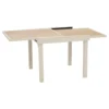 Tavolo da giardino allungabile 90 180x90x75,5 cm - Piazza argilla
